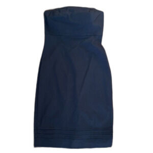 Express Dress 9/10 Vintage Black Tube Fitted Cocktail Strapless